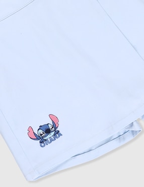 Falda short Disney Dtr Stich para niña