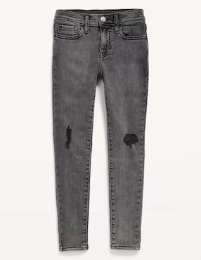 Jeans skinny Old Navy 803854-000 lavado obscuro para niña