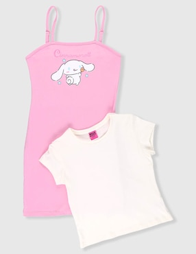 Conjunto Tycoon de algodón para niña