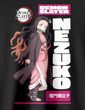 Playera Nezuko Kamado manga corta para niña