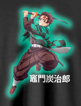 Playera Demon Slayer manga corta para niña