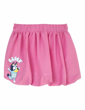 Falda Panaderia bluey y bingo de algodón para niña