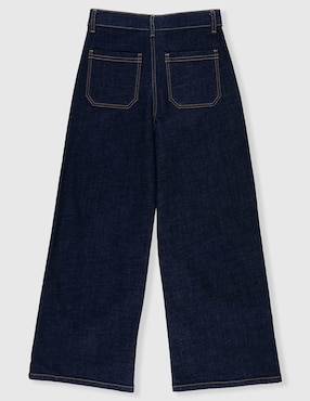 Jeans wide leg Weekend lavado medio para niña