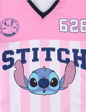 Playera Disney Dtr Stich manga corta para niña