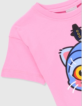 Playera Netflix Las Guerreras del K-Pop El Gat manga corta para niña