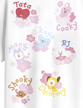 Playera Tycoon Tata(BTS) manga corta para niña