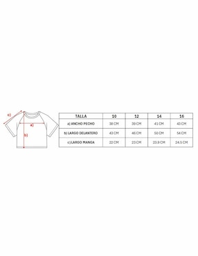 Playera Pusheen Pusheen manga corta para niña