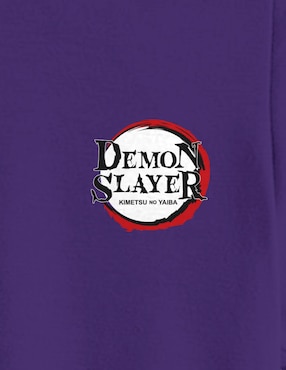 Playera Crunchyroll Demon Slayer: Kimetsu no Yaiba manga corta para niña