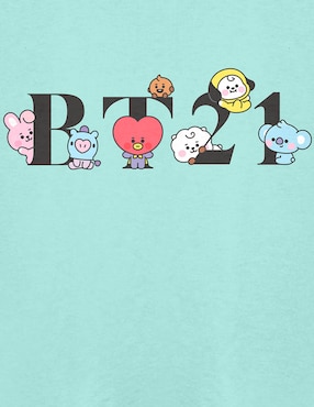 Playera Tycoon Tata BTS manga corta para niña