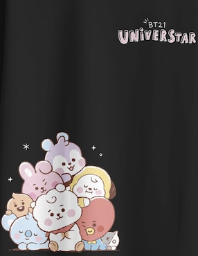 Playera Tycoon Tata BTS manga corta para niña