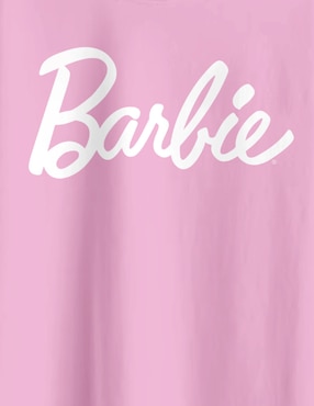 Playera Mattel Barbie manga corta para niña