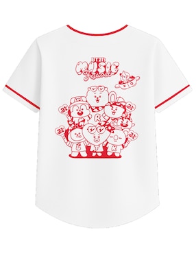Jersey de entrenamiento béisbol manga corta Tycoon para niña