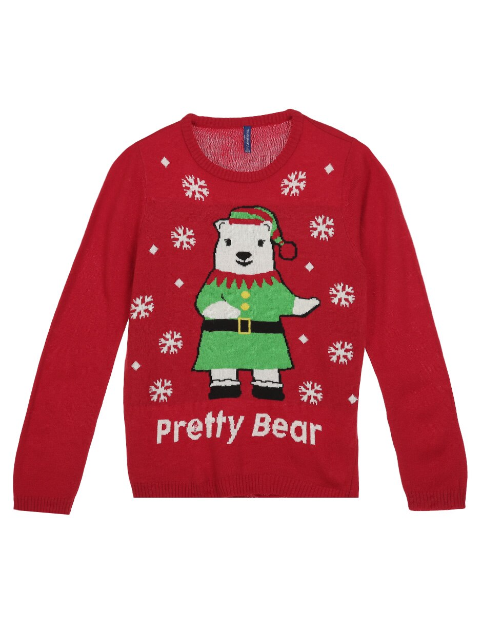 sueteres navideños en suburbia