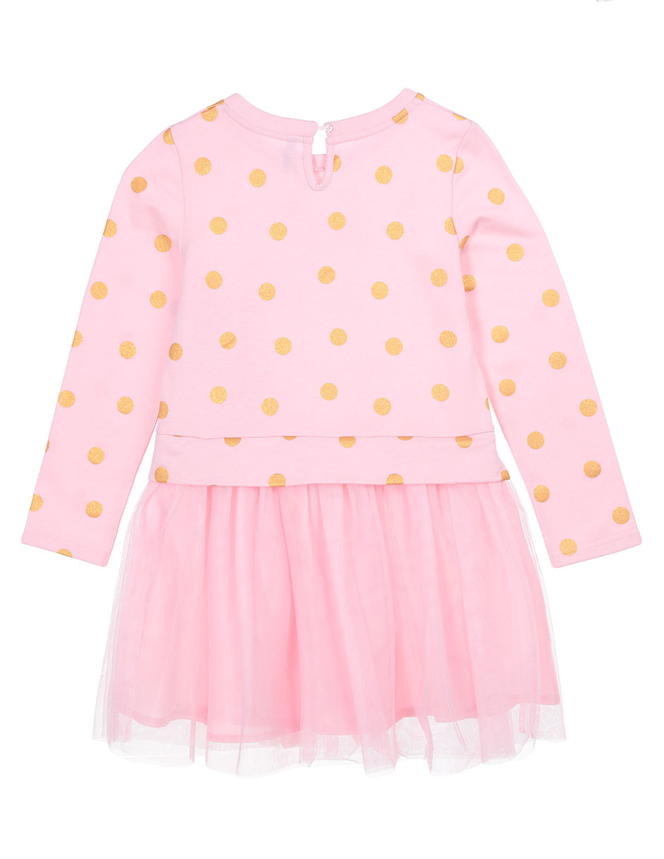 Vestido manga regular para niña 2