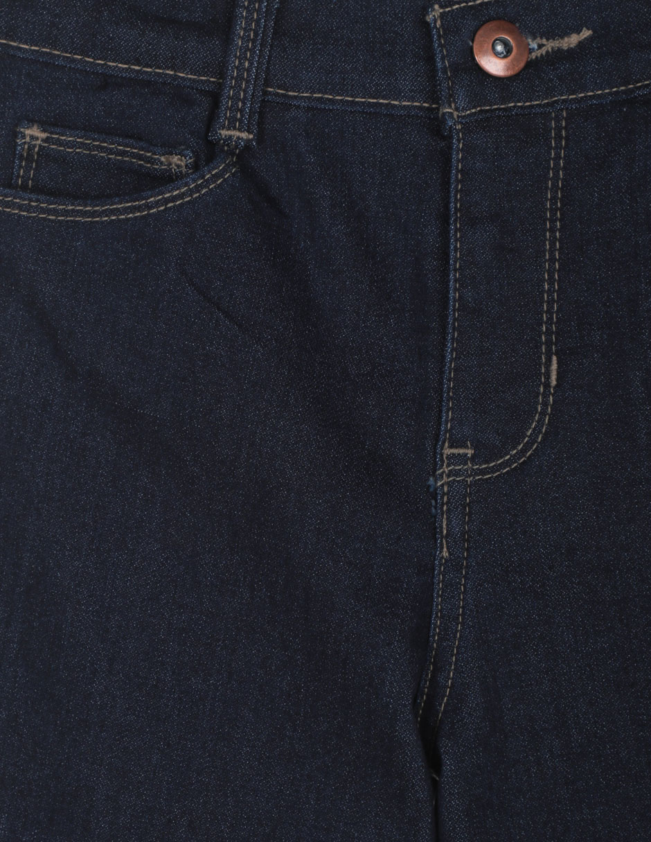 Jeans ultra skinny lavado obscuro para niña 3