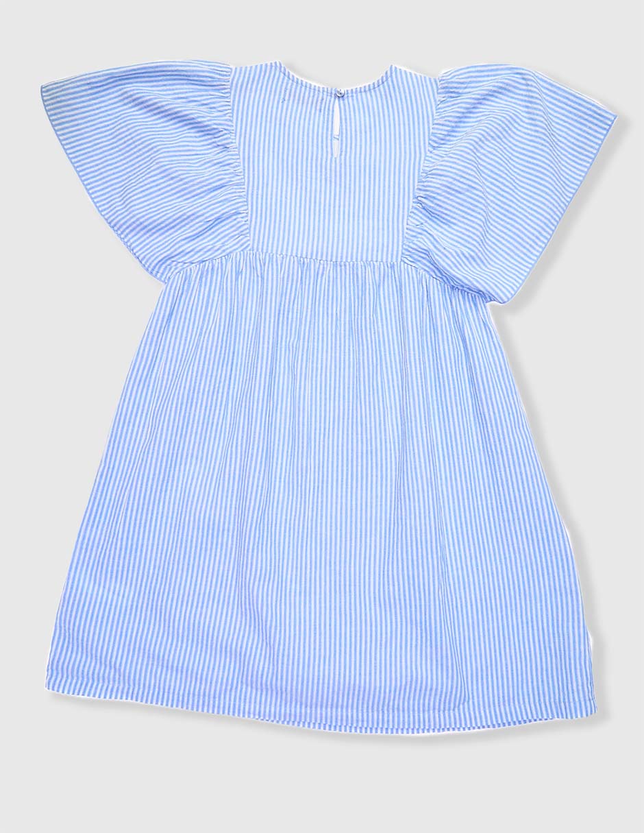 Vestido manga regular para niña 2