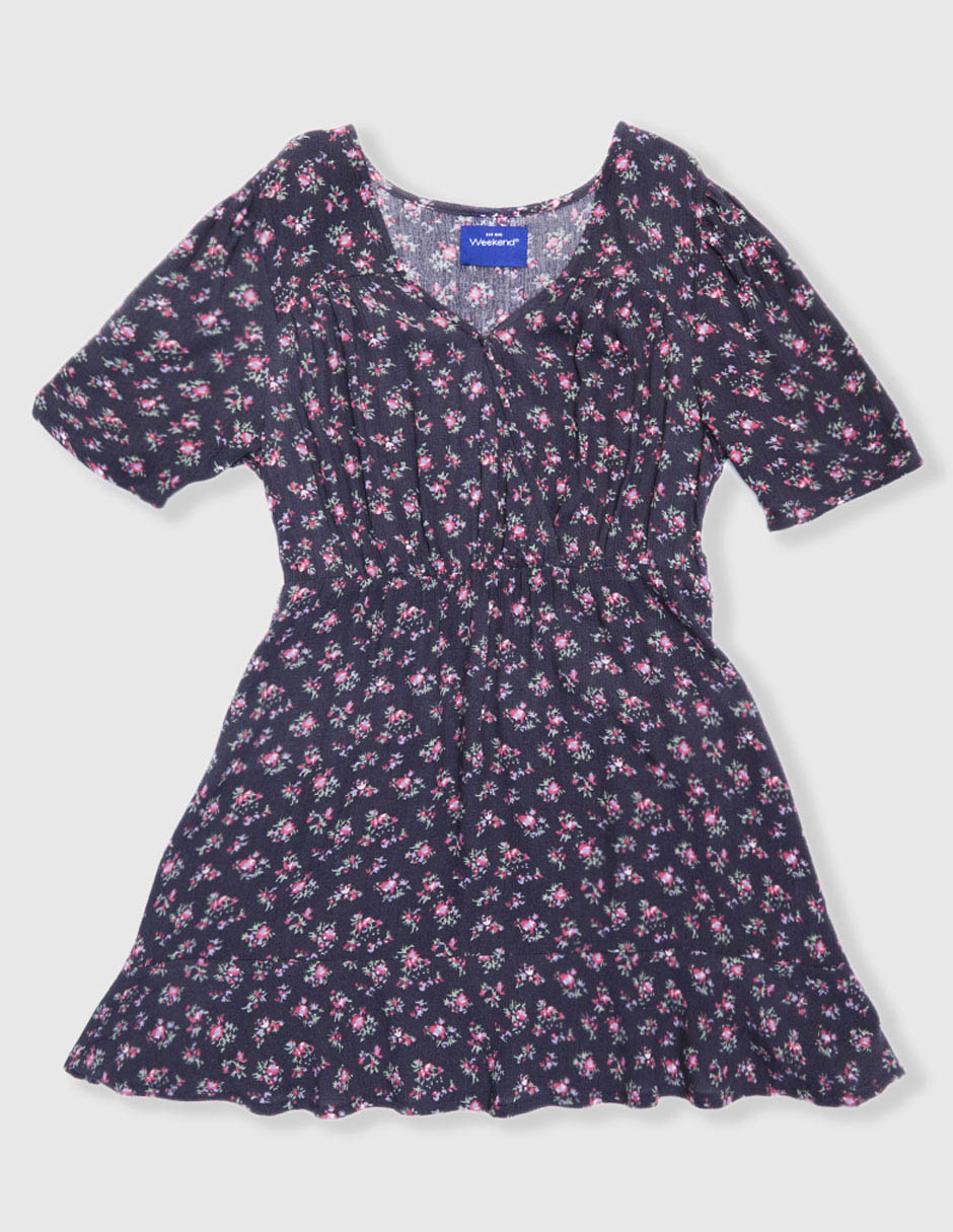 Vestido manga regular para niña 1