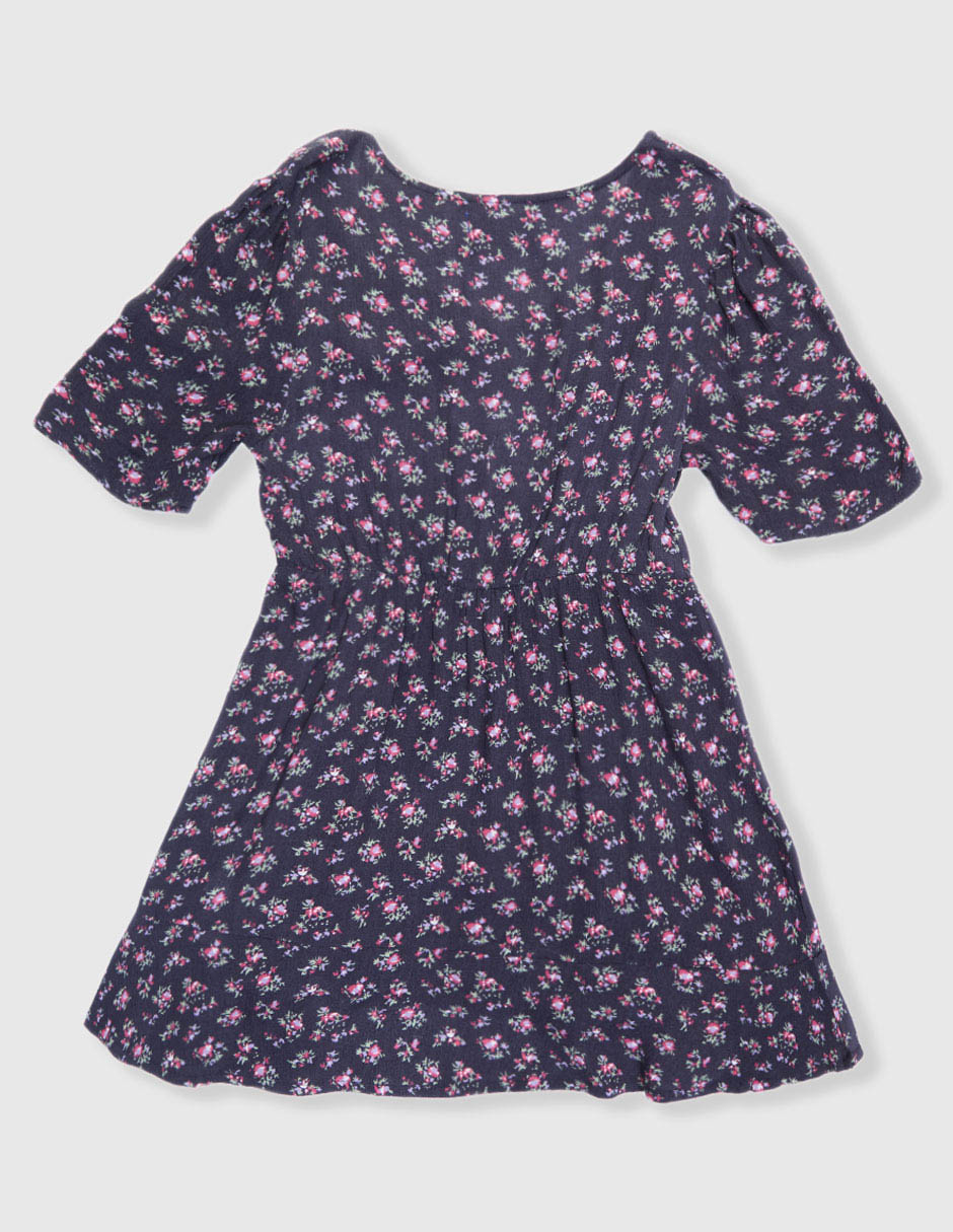 Vestido manga regular para niña 2