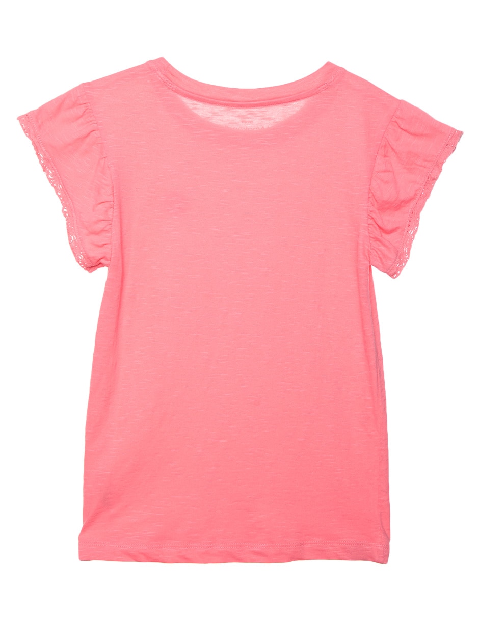 PLAYERA WEEKEND, 8, CORAL BRILLANTE LIS