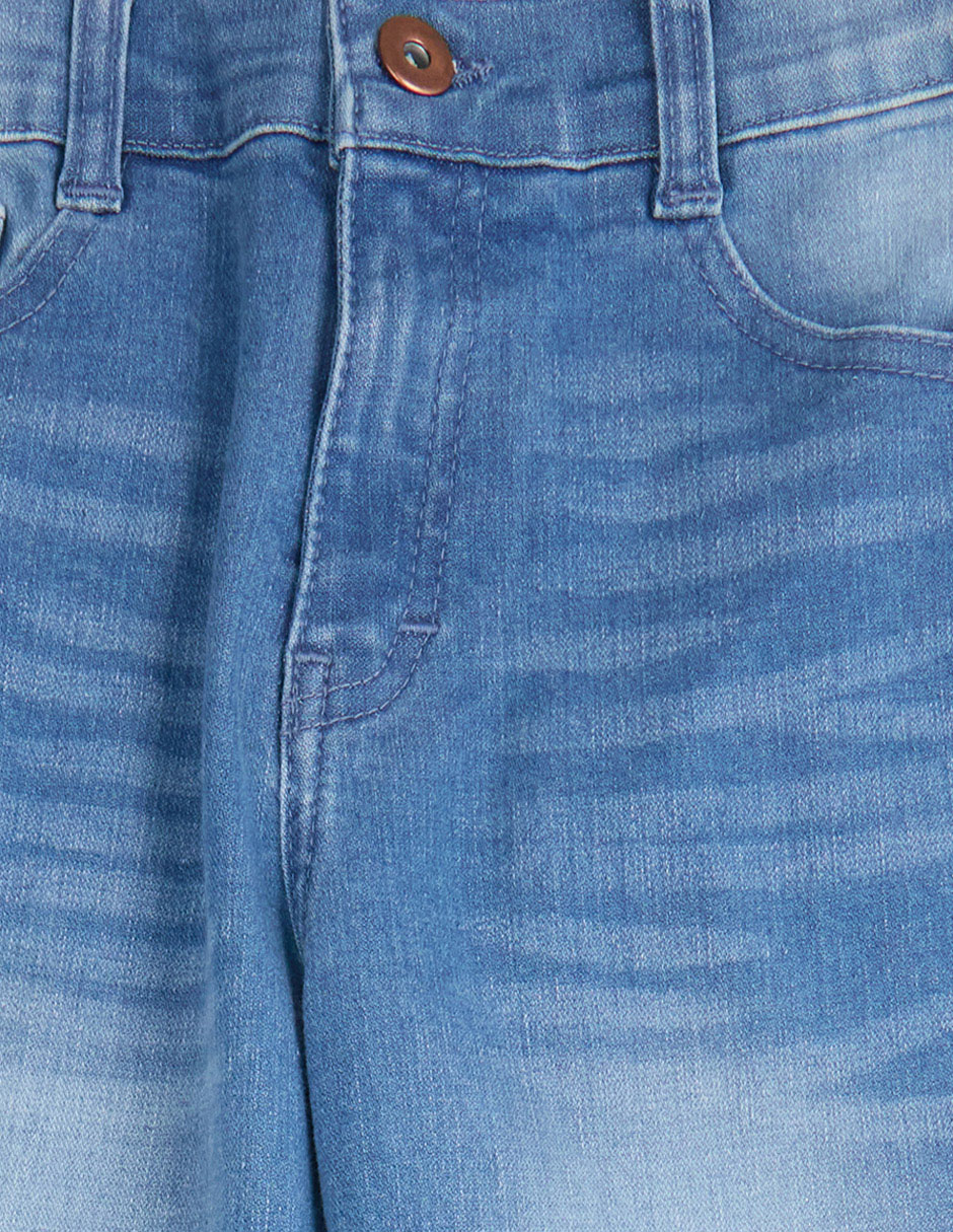 Jeans slim deslavado para niña 3