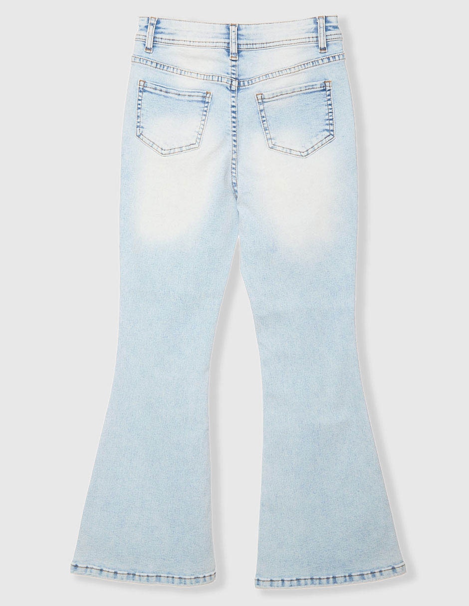 Jeans flare para niña 2