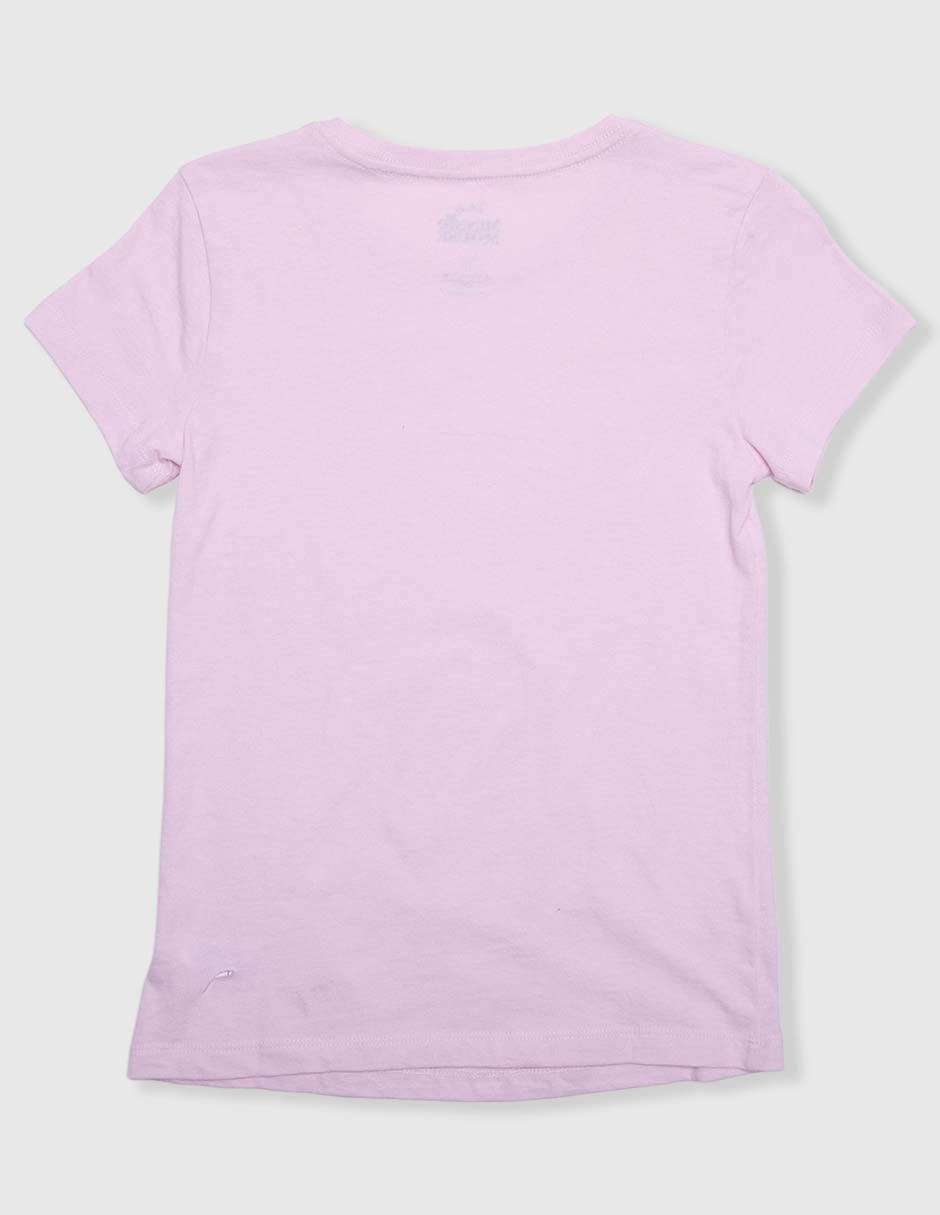 Playera Minnie Mouse manga corta para niña 2