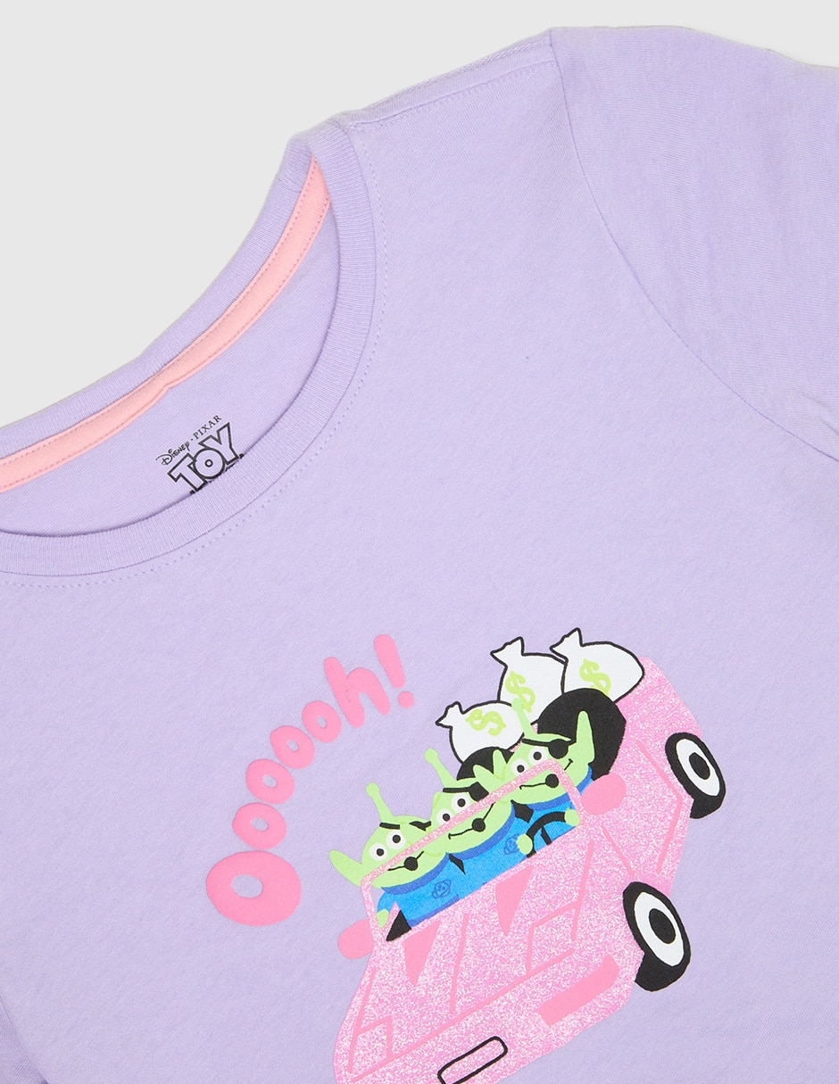 Playera Toy Story Disney Pixar manga corta para niña 3