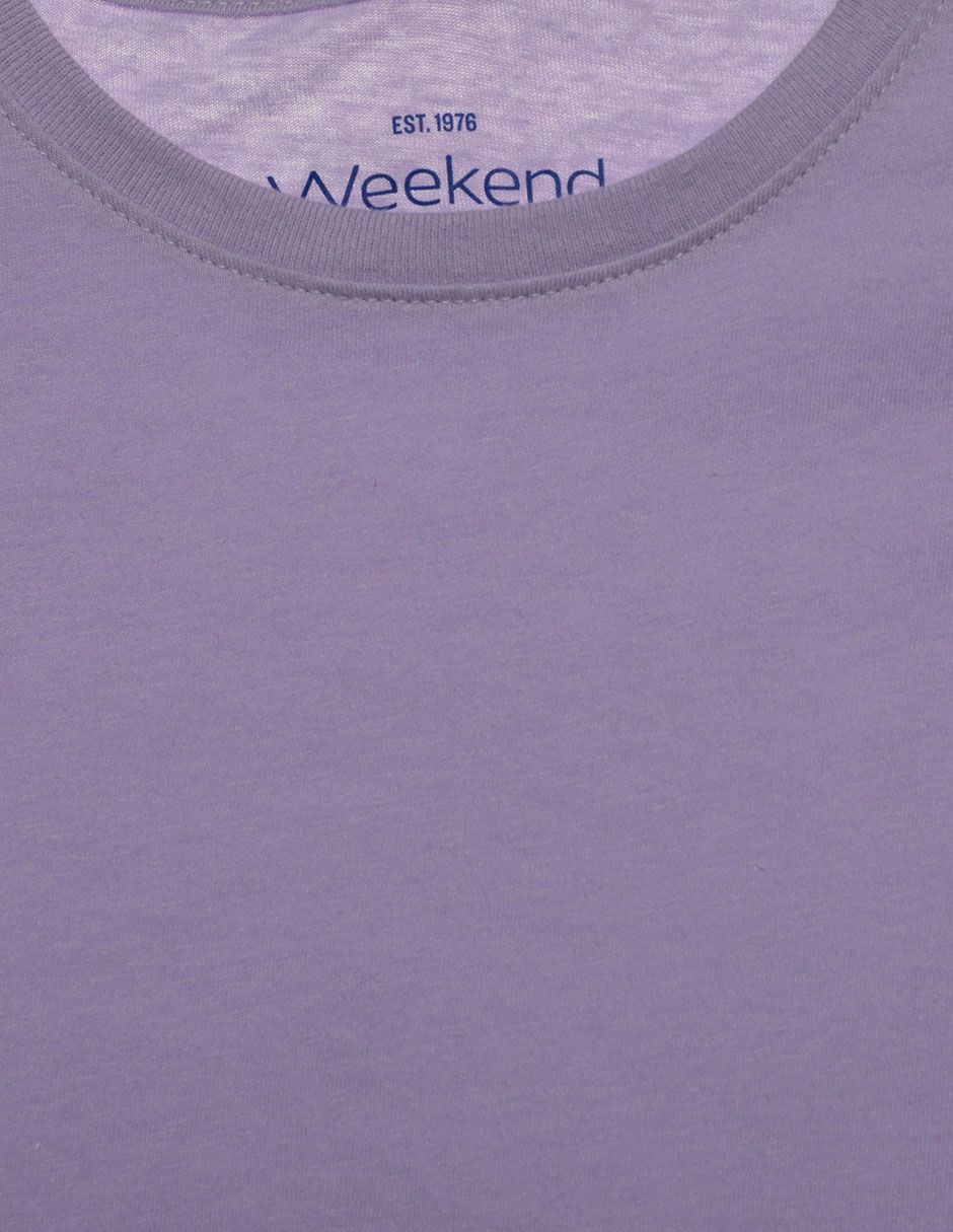 PLAYERA WEEKEND, 4, LILA MEDIO LISO C R