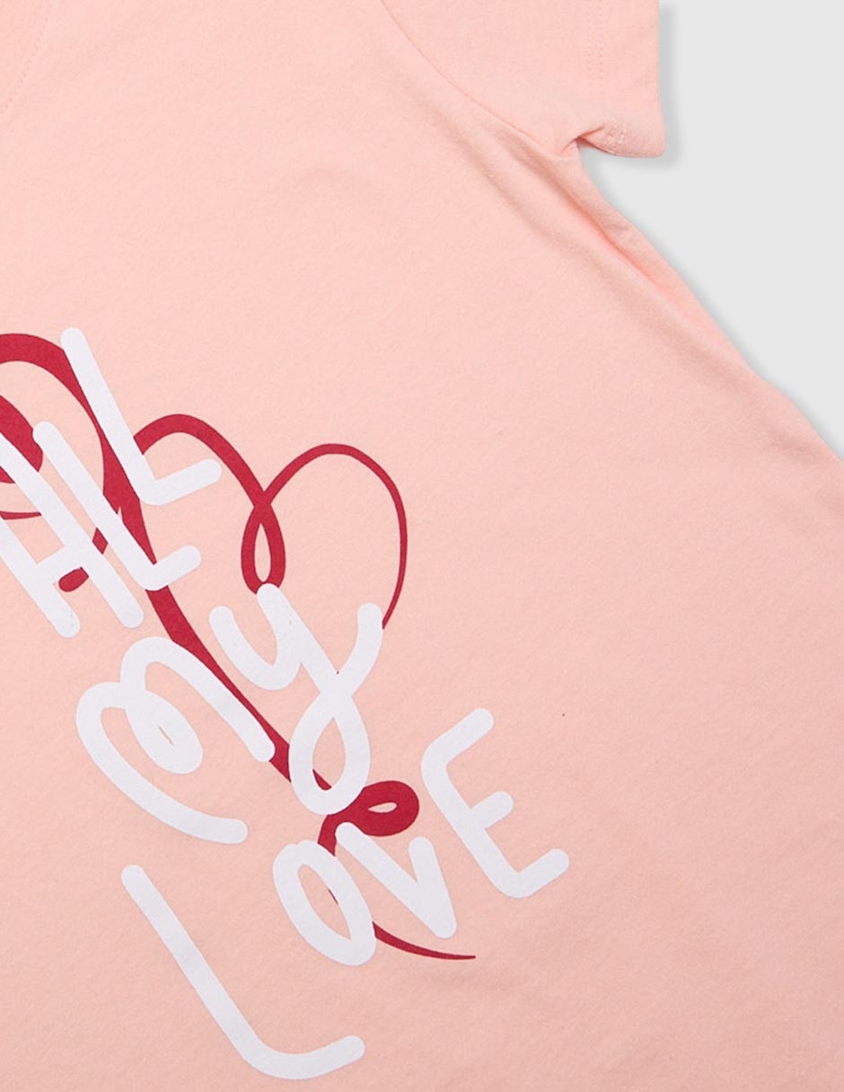 Playera manga corta para niña 3