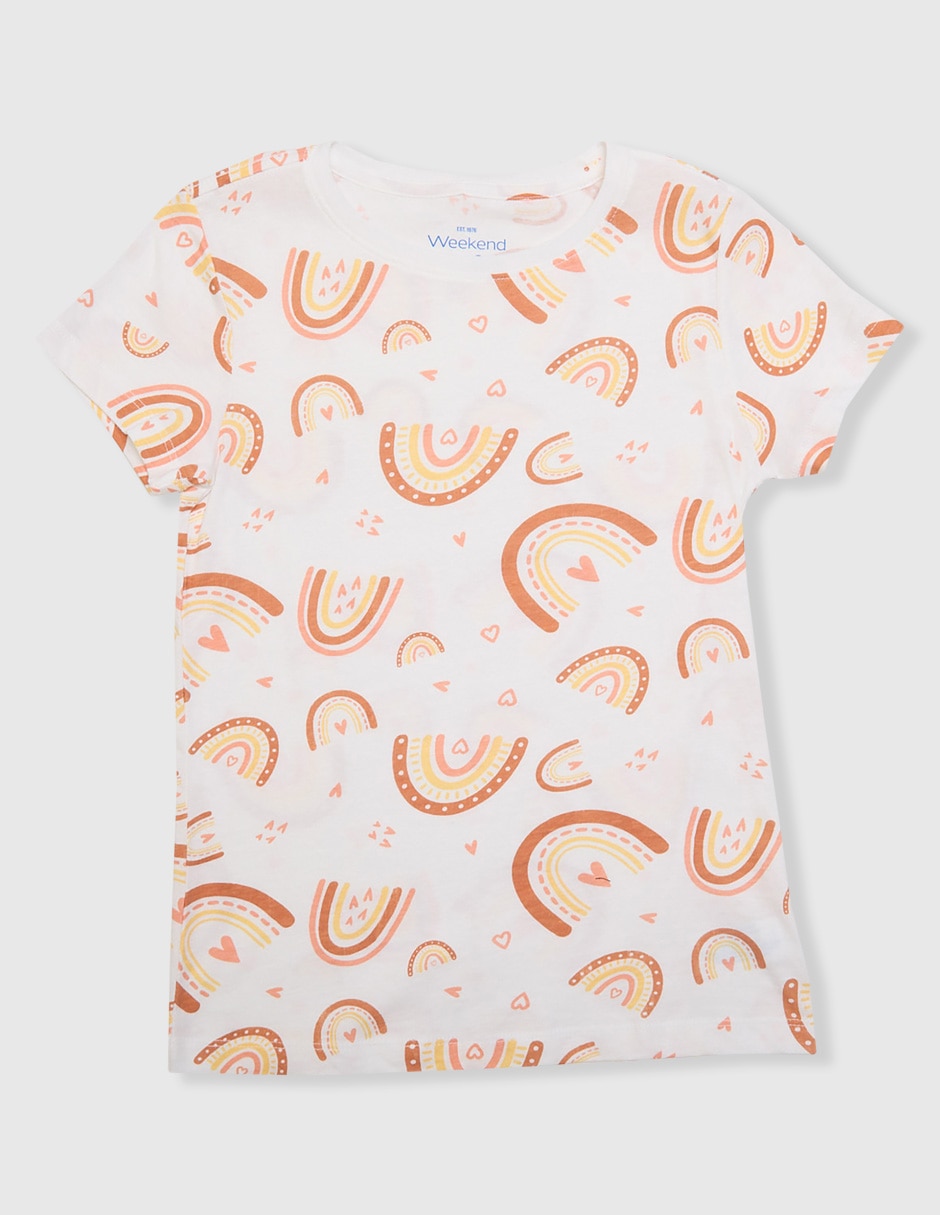 Playera manga corta para niña Playera manga corta para niña