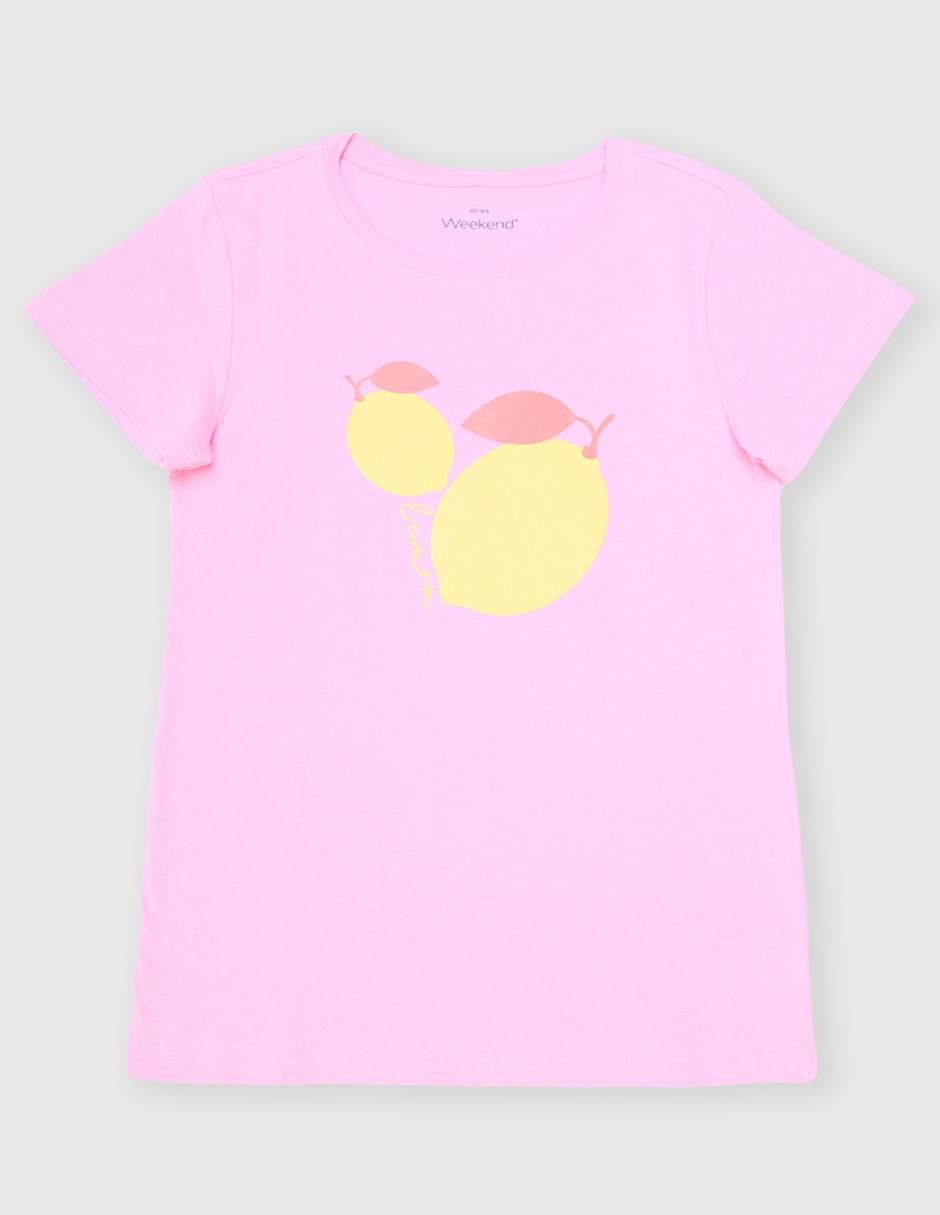 Playera manga corta para niña Playera manga corta para niña