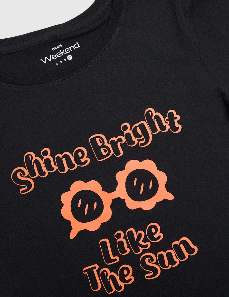 Playera manga corta para niña 3