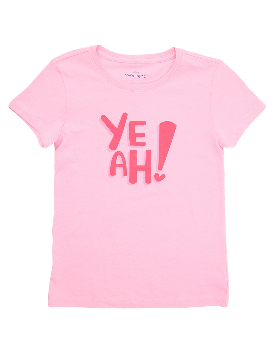 Playera manga corta para niña Playera manga corta para niña