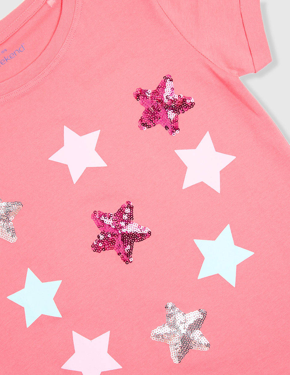 Playera manga corta para niña 3