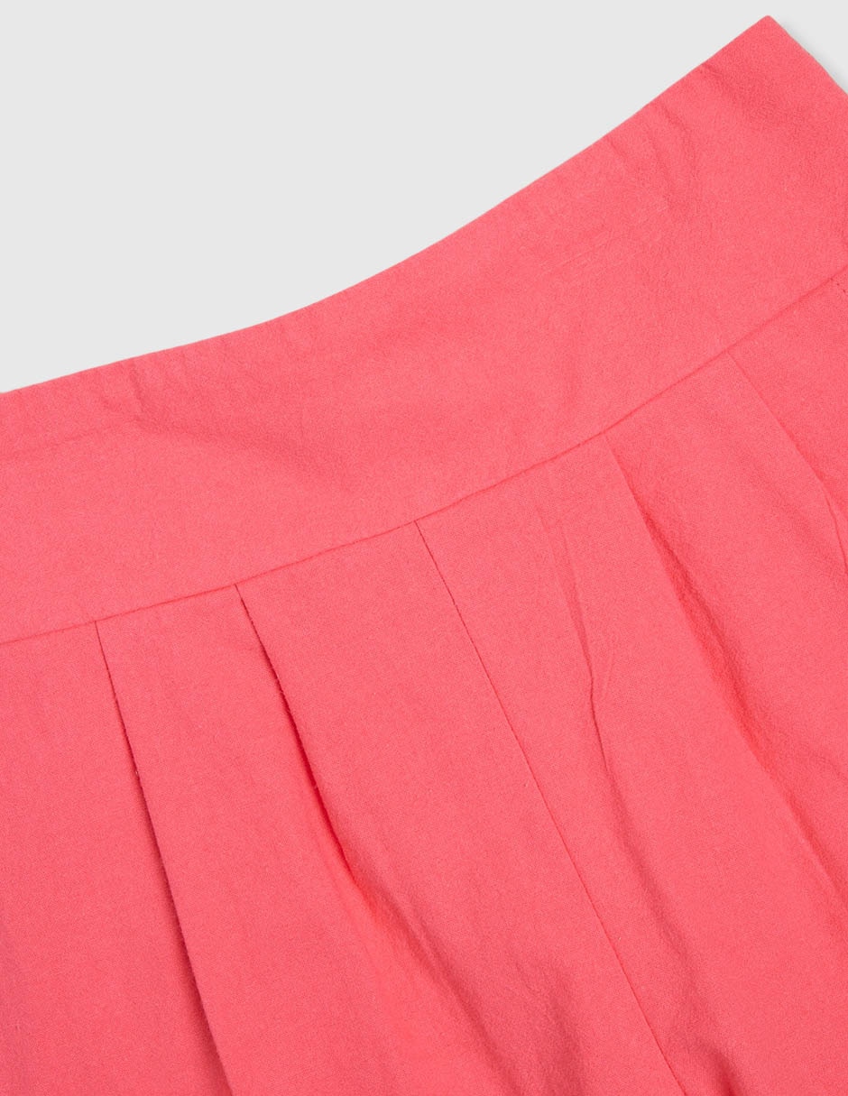 SHORT WEEKEND, 10, CORAL CLARO ESTAMPAD