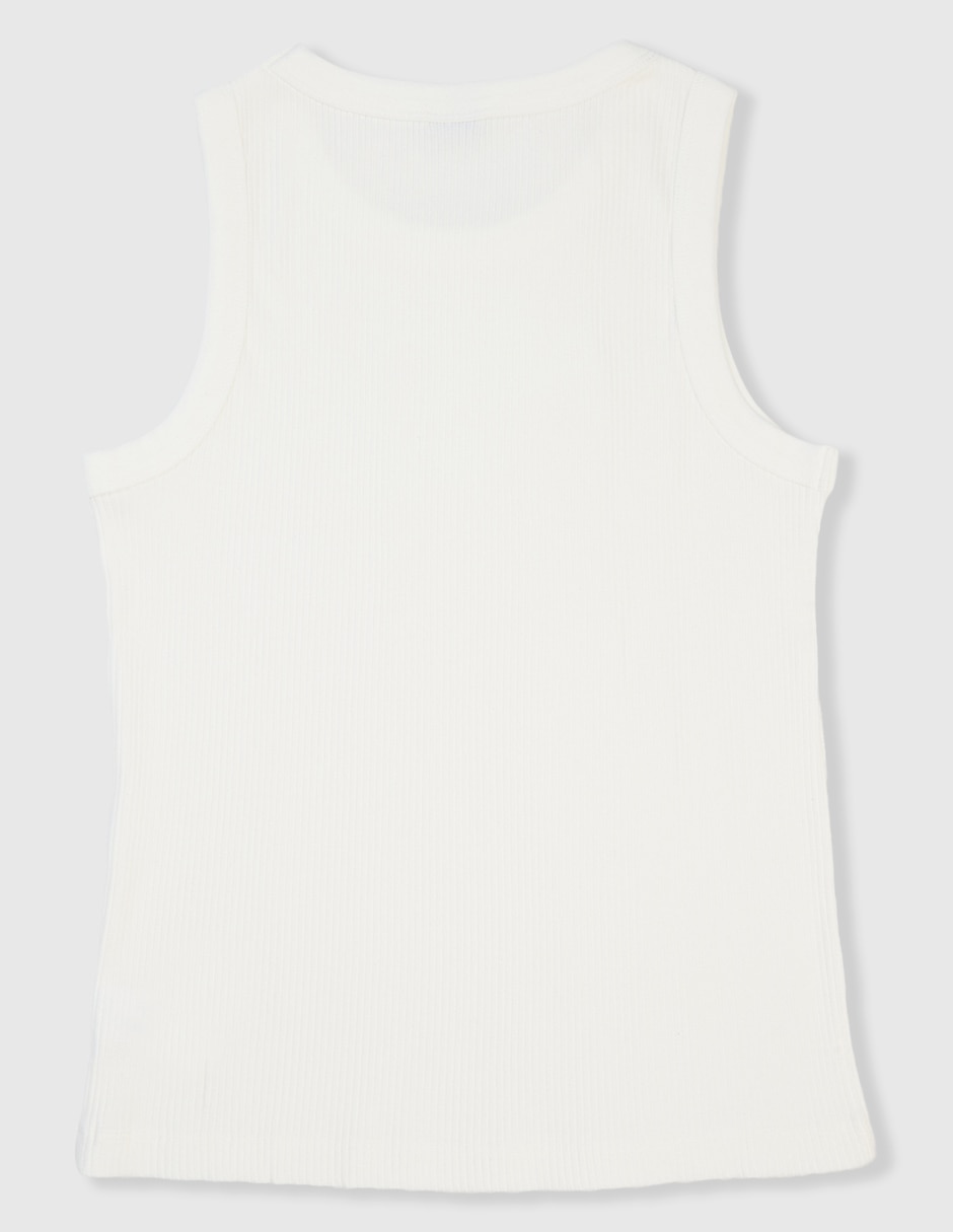 Playera sin manga para niña 2