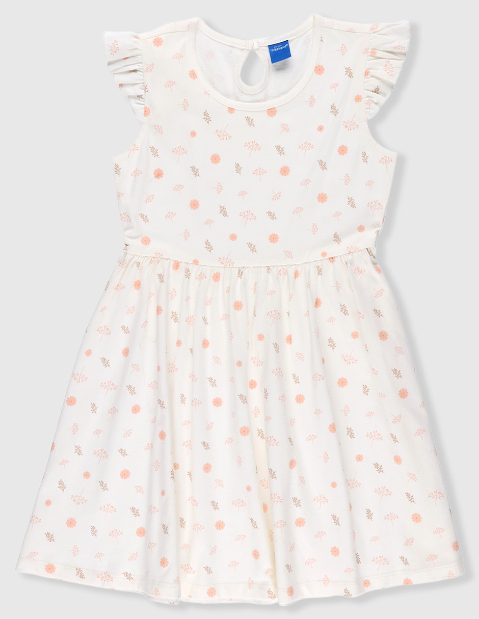 Vestido manga volantes para niña Vestido manga volantes para niña