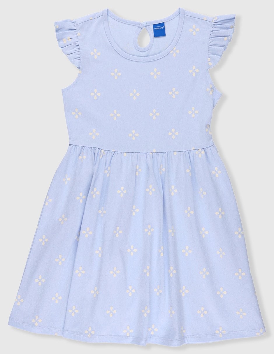 Vestido manga volantes para niña Vestido manga volantes para niña
