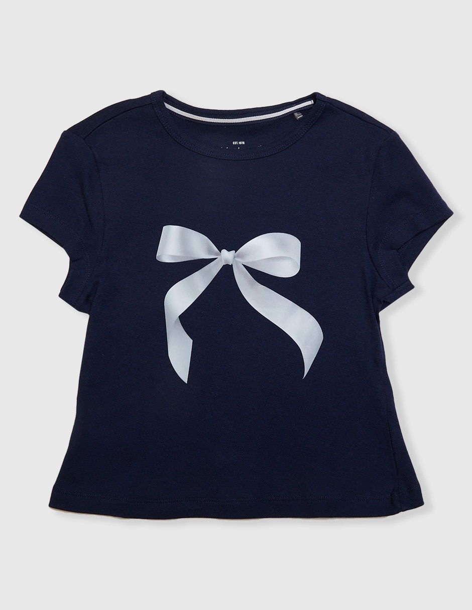 Playera manga corta para niña Playera manga corta para niña