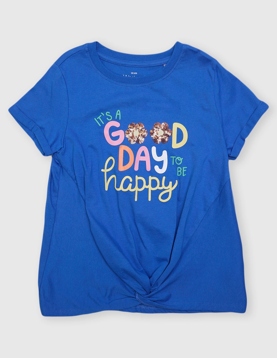 Playera manga corta para niña Playera manga corta para niña