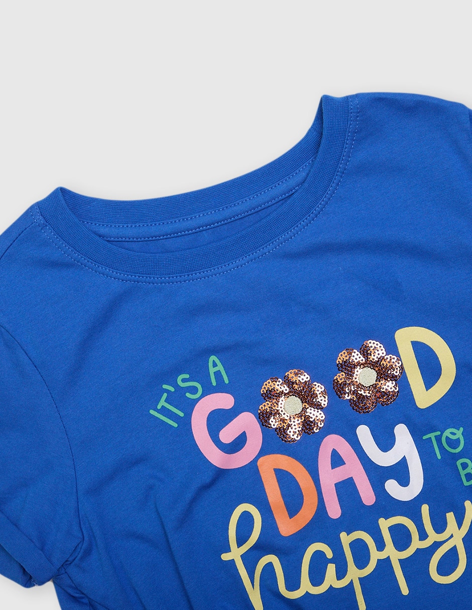 Playera manga corta para niña 3