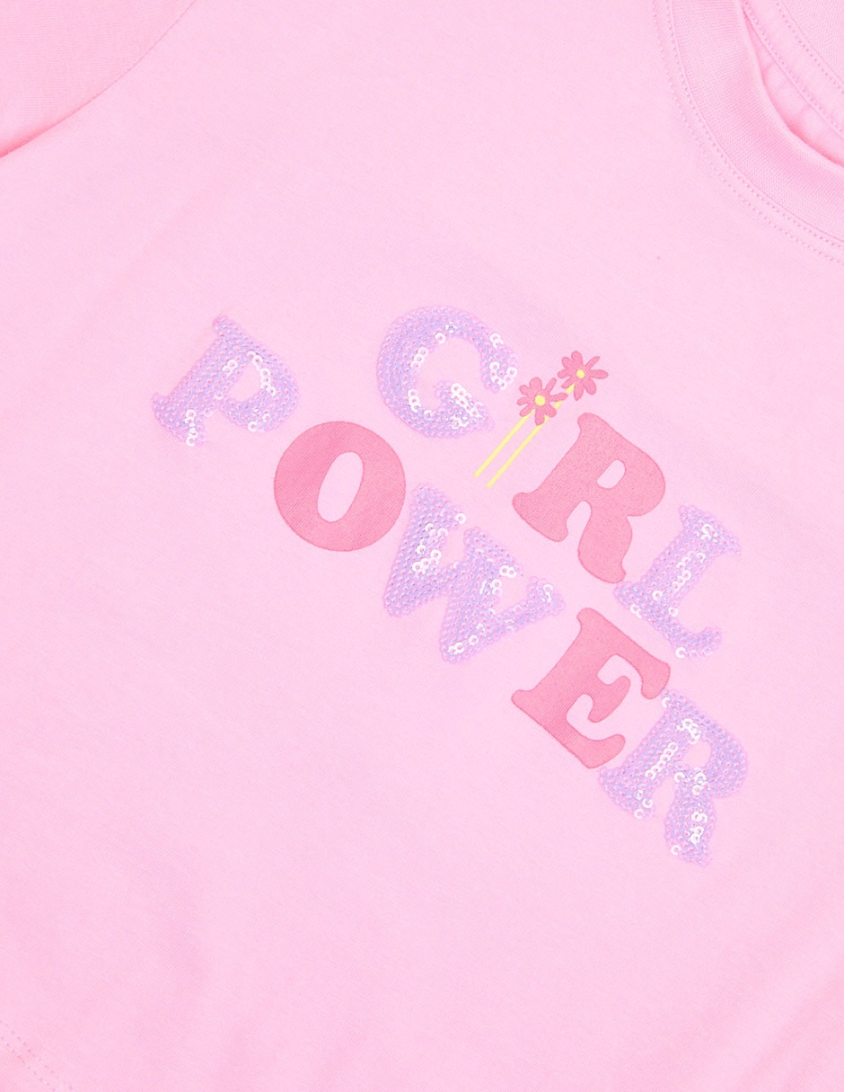 Playera manga corta para niña 3