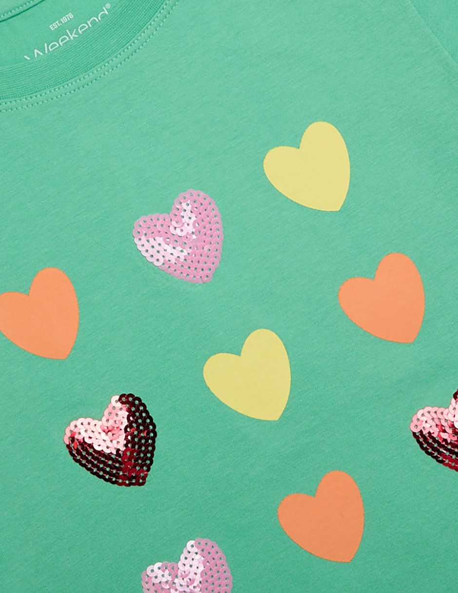 Playera manga corta para niña 3