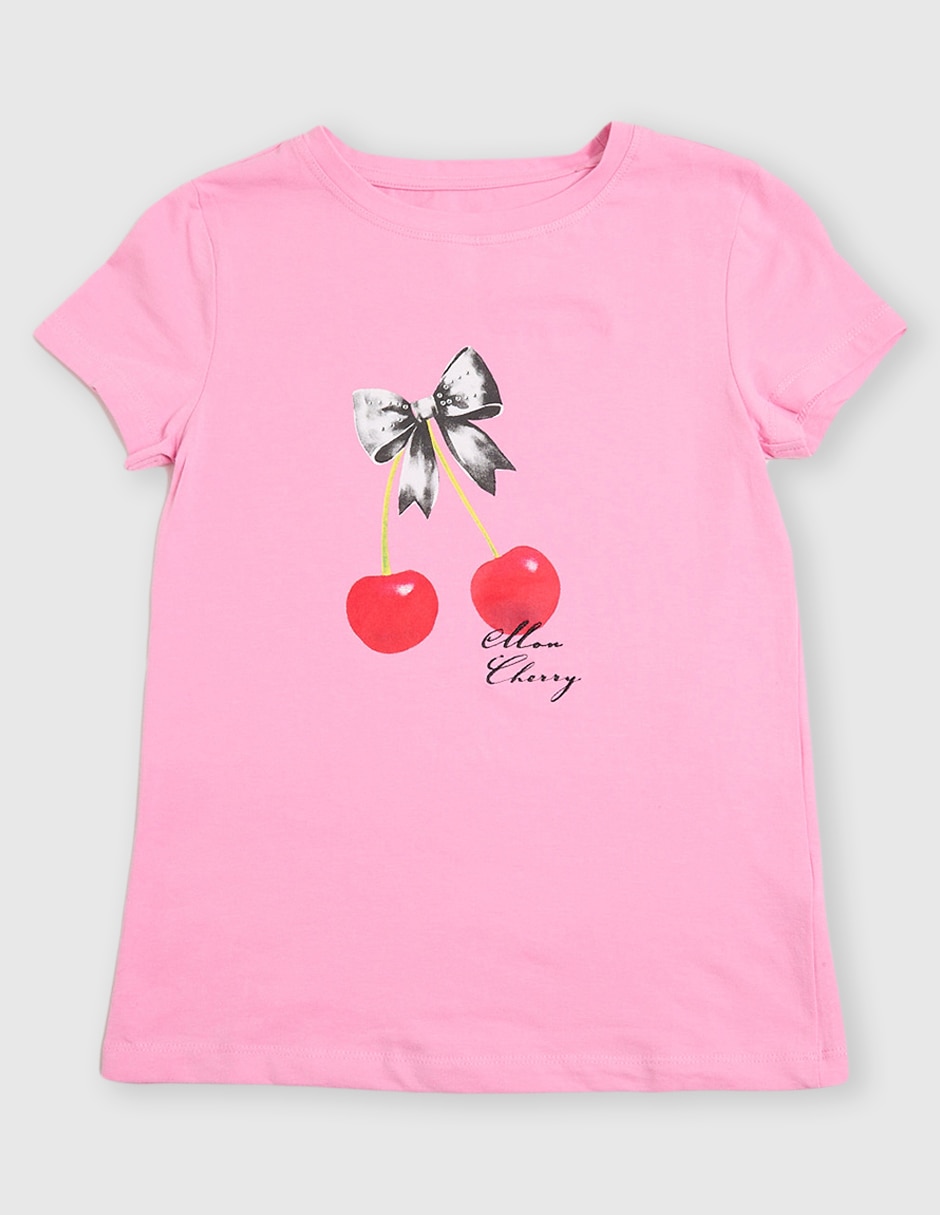 Playera manga corta para niña Playera manga corta para niña