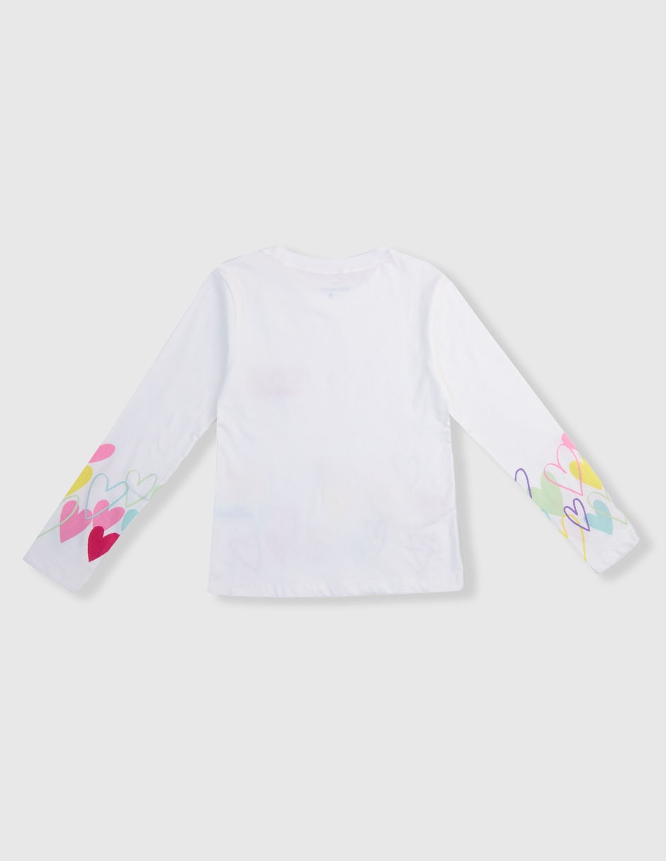 Playera manga larga para niña 2