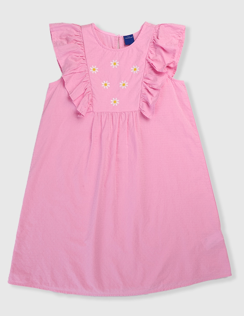 Vestido manga volantes para niña Vestido manga volantes para niña