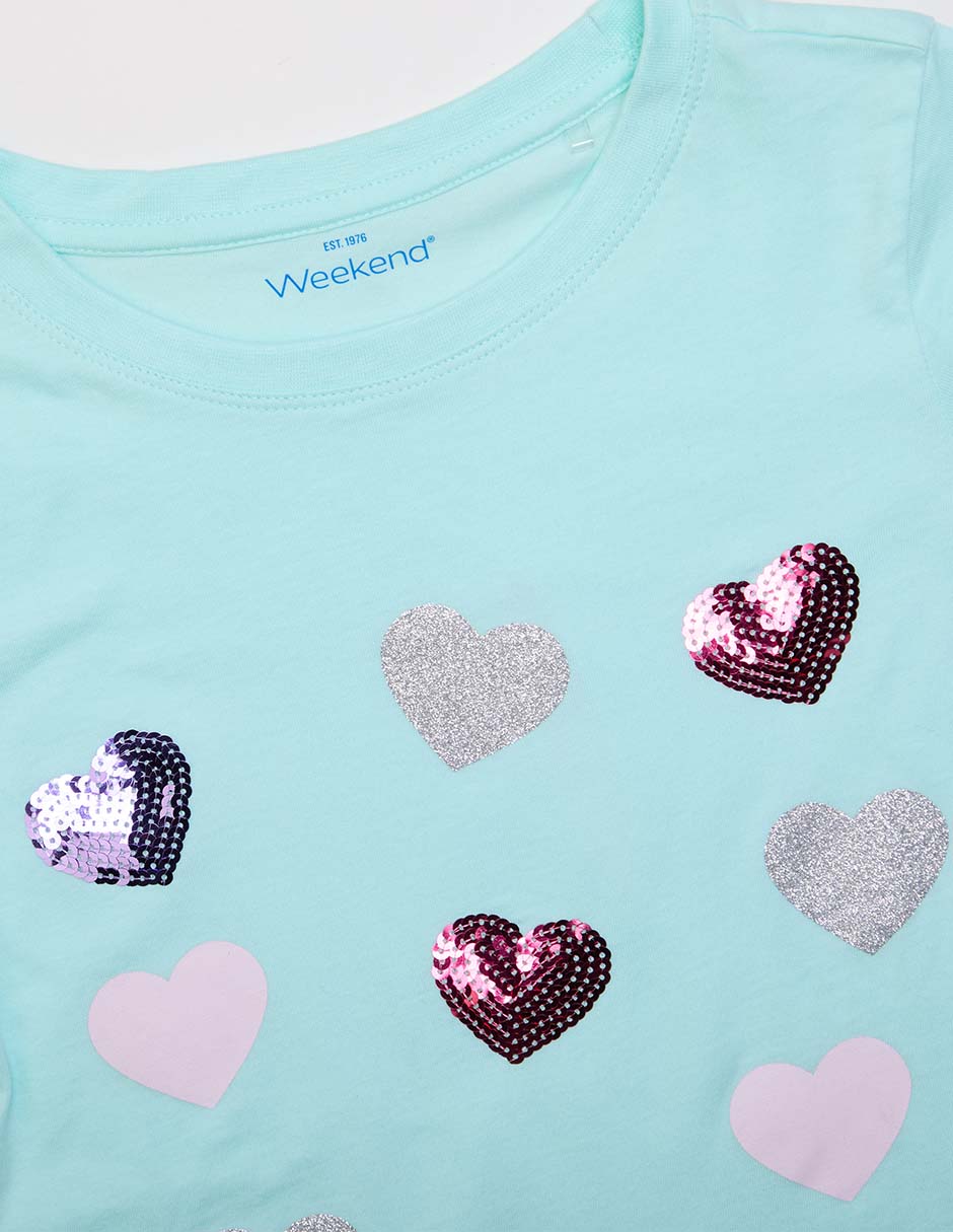 Playera manga corta para niña 3