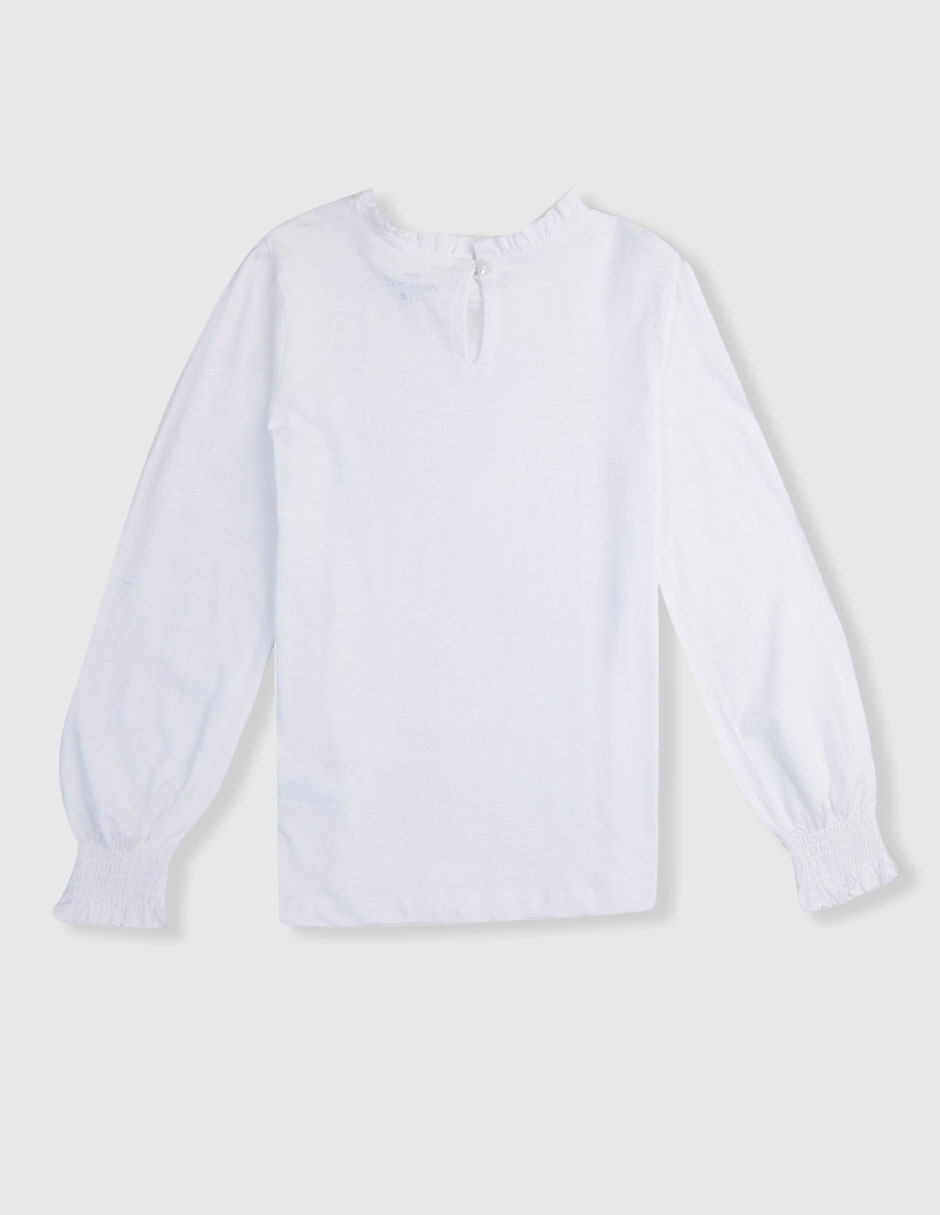 PLAYERA WEEKEND, 6, BLANCO LISO C REDON