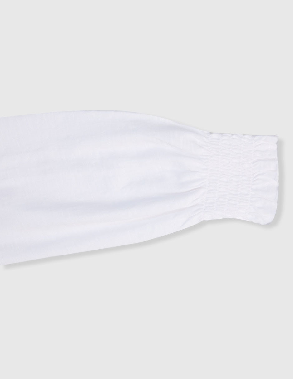 PLAYERA WEEKEND, 6, BLANCO LISO C REDON