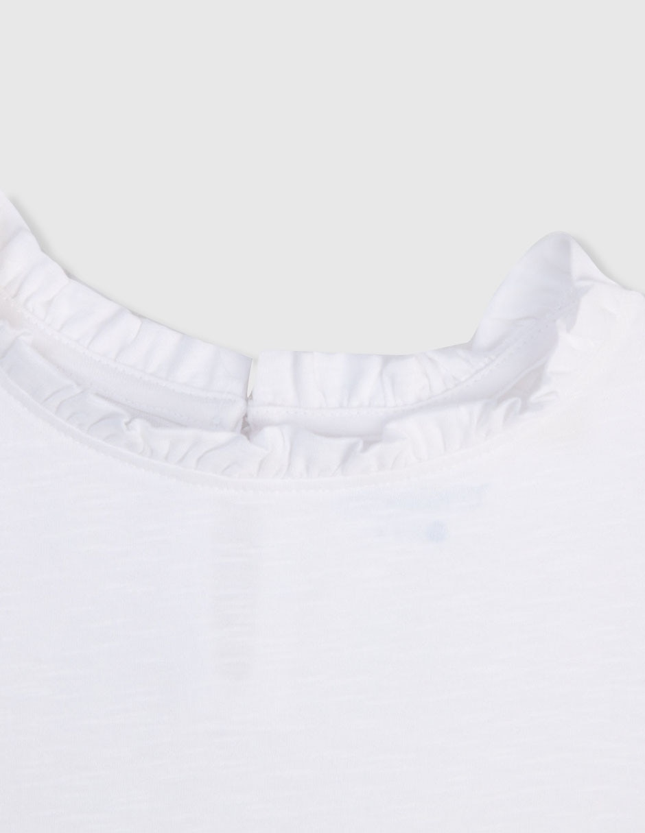 PLAYERA WEEKEND, 6, BLANCO LISO C REDON